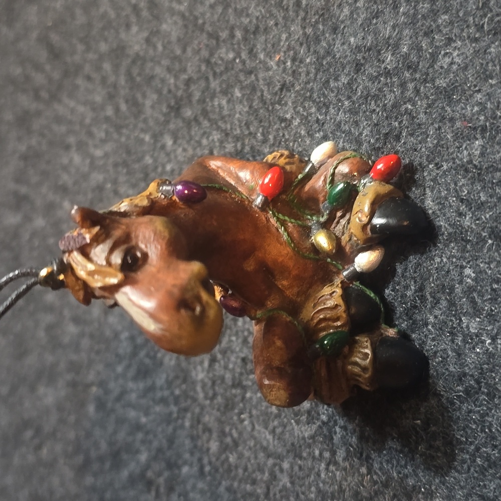 Elmer horse Christmas ornament